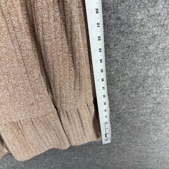 Unbranded Dress Women M Medium Beige Sheath Midi V-Neck Sleeveless Casual Solid - Picture 4 of 6